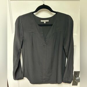 Daniel Rainn black silk blouse